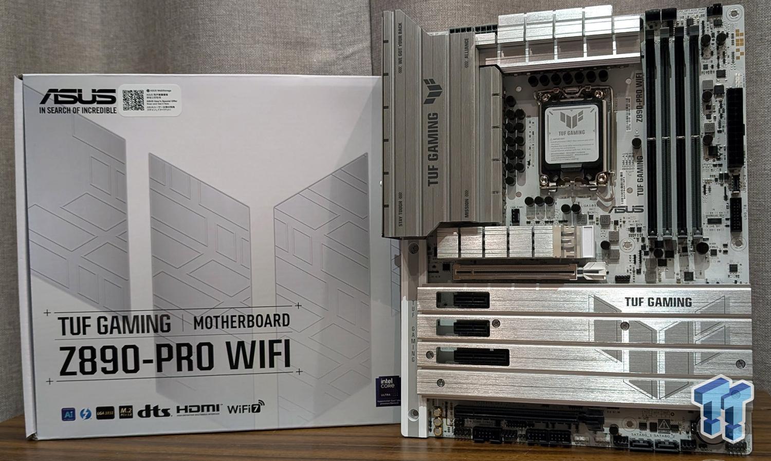 ASUS TUF Gaming Z890-Pro Wi-Fi Motherboard Review - Loads of