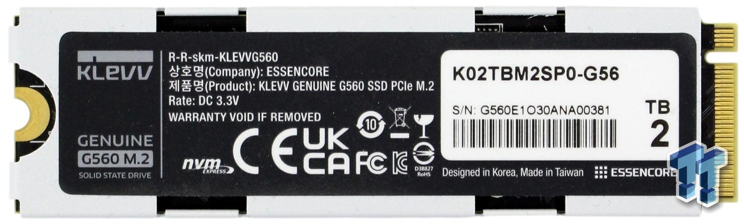 Klevv Genuine G560 2TB SSD Review - A Genuine Badass Klevv Genuine G560 2TB SSD Review - A Genuine Badass