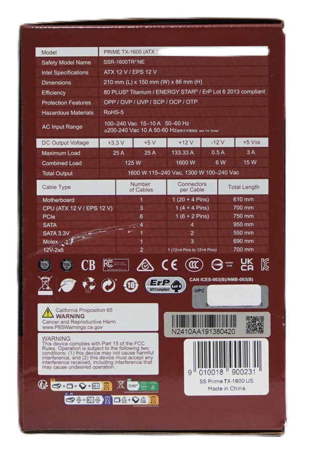 Seasonic Prime TX-1600 Noctua Edition 80 PLUS Titanium ATX 3.1 PSU Review 3