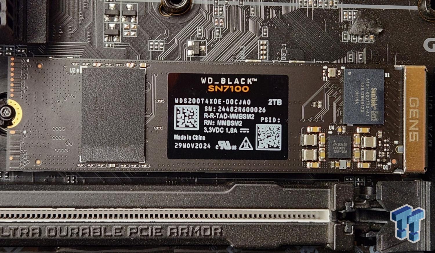 Western Digital WD_BLACK SN7100 2TB SSD Review - A Powerful