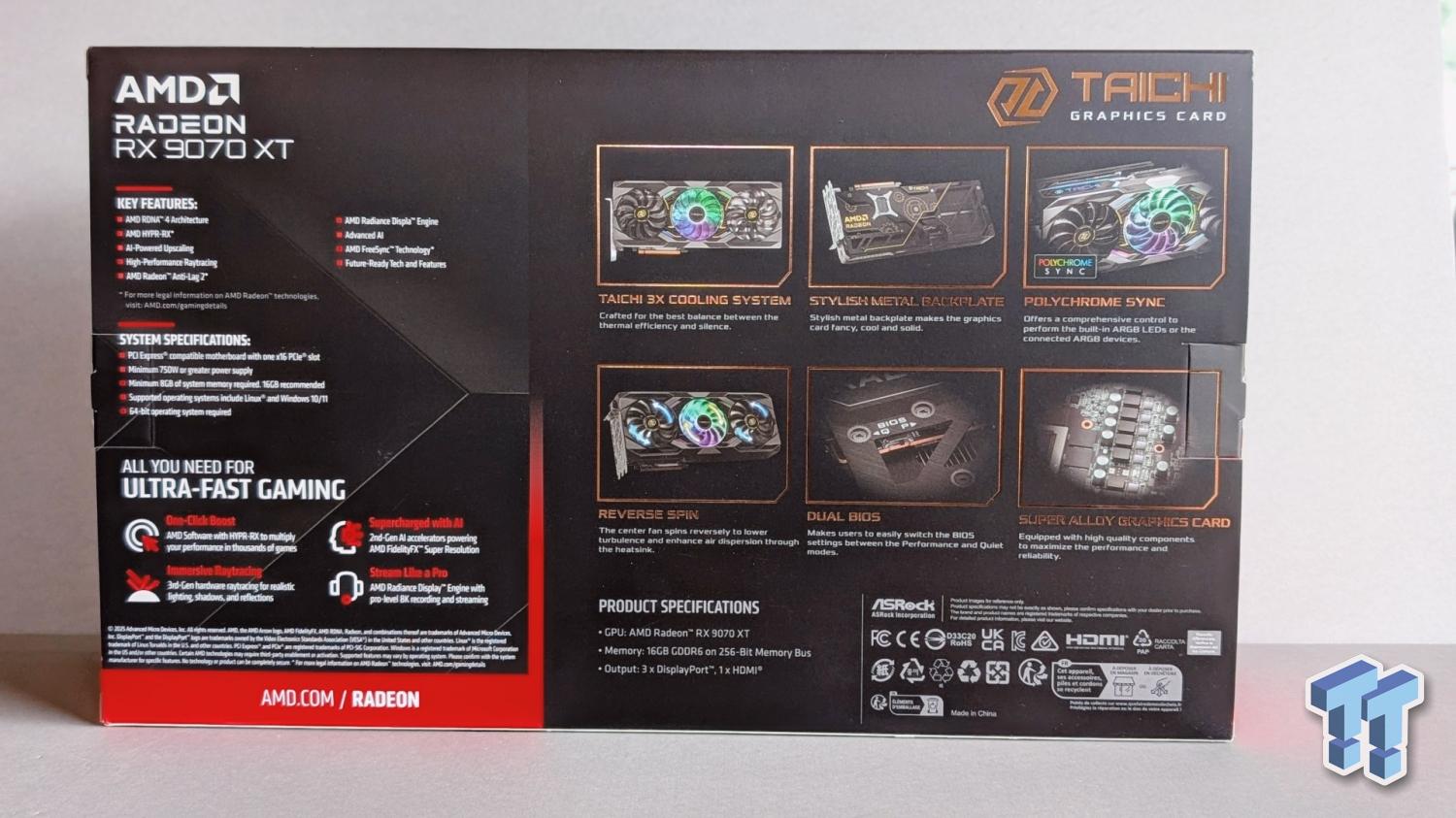ASRock Radeon RX 9070 XT Taichi Review - RDNA 4 Unleashed ASRock Radeon RX 9070 XT Taichi Review - RDNA 4 Unleashed