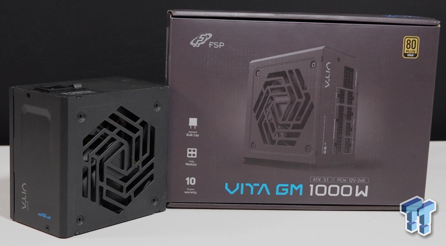 FSP Vita GM 1000w 80 PLUS Gold ATX 3.1 PSU Review