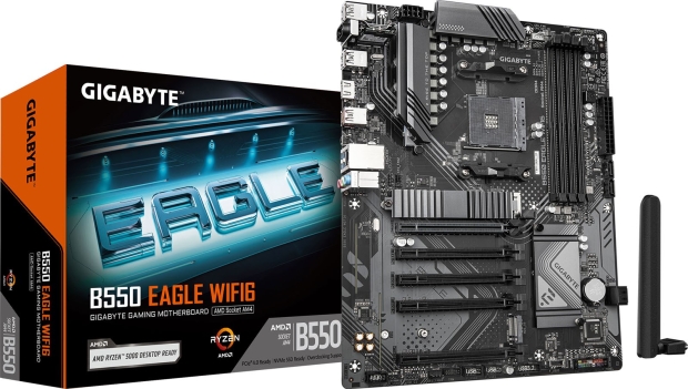 Breathe life into your Socket AM4 system with GIGABYTE's B550 EAGLE WIFI6 motherboard