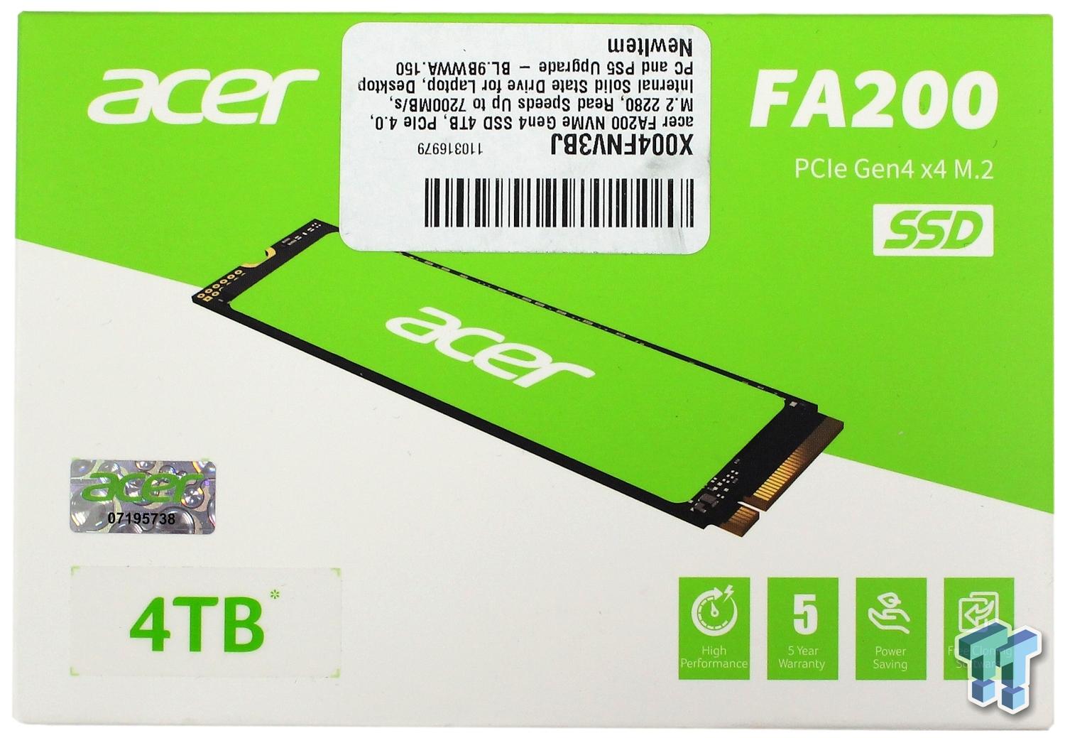 Acer FA200 4TB SSD Review - Another Powerful Bargain