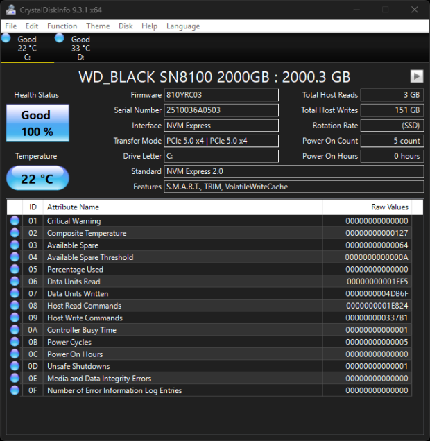 Sandisk WD_BLACK SN8100 2TB SSD Review - Approaching Optane 02