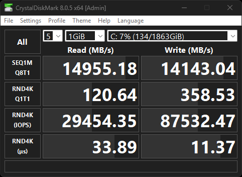 Sandisk WD_BLACK SN8100 2TB SSD Review - Approaching Optane 13
