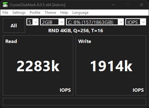 Sandisk WD_BLACK SN8100 2TB SSD Review - Approaching Optane 17
