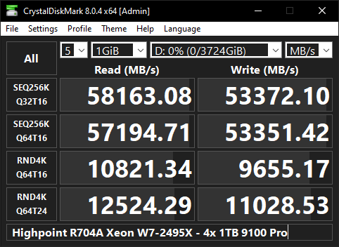 HighPoint Rocket 7604A Gen5 x16 NVMe RAID AIC Review - Half the Size, All the Speed 08
