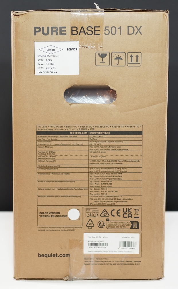 be quiet! Pure Base 501 DX Mid-Tower Chassis Review 2