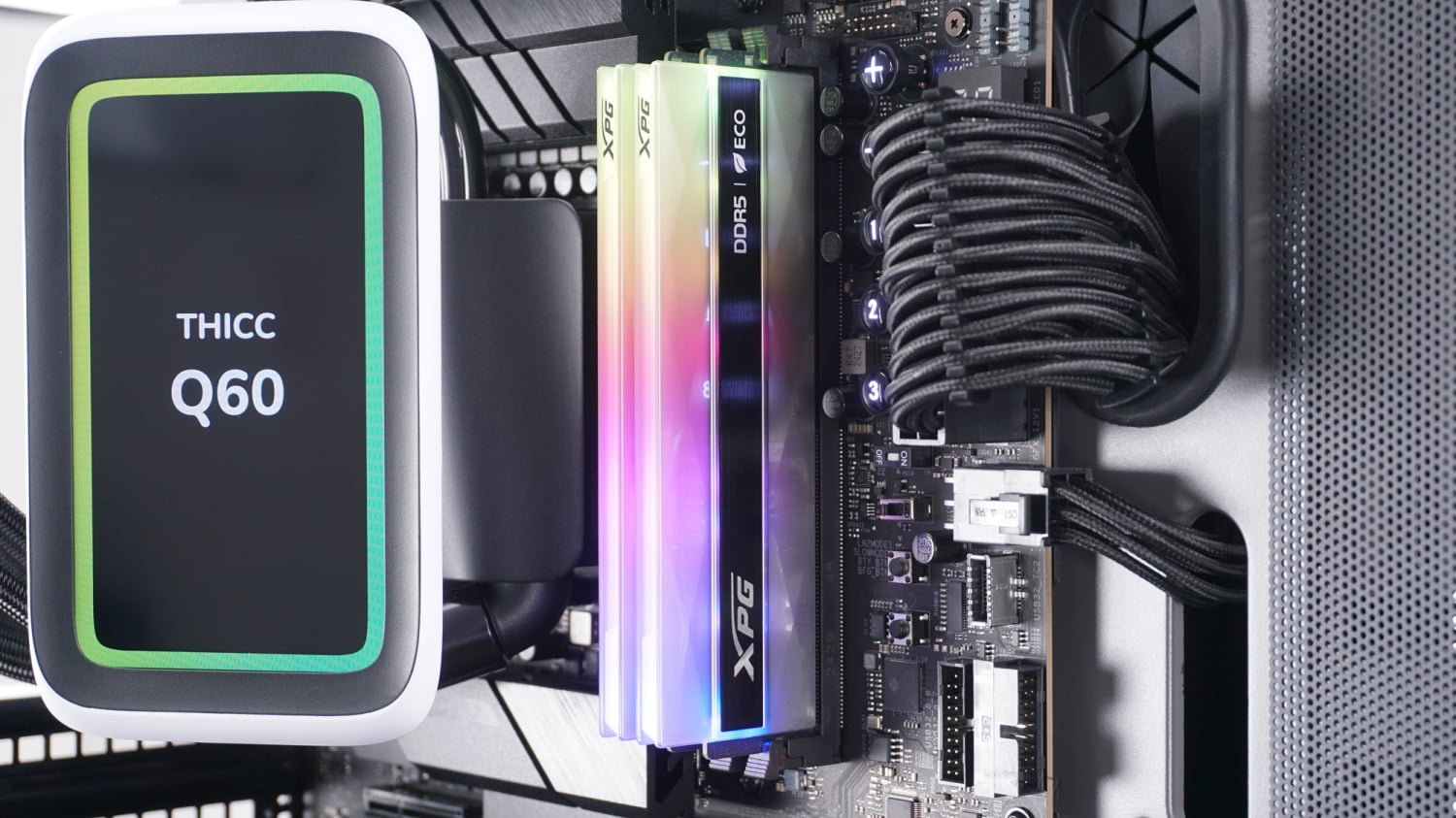 XPG Lancer Neon RGB ECO DDR5-8000 32GB CUDIMM Dual-Channel Memory