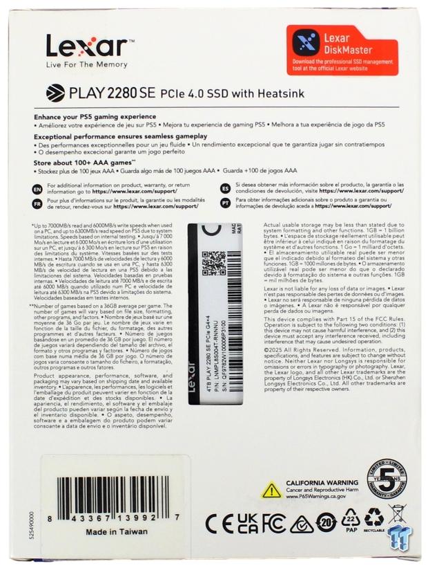 Lexar Play 2280 SE 4TB SSD Review - A PlayStation's Best Friend 04
