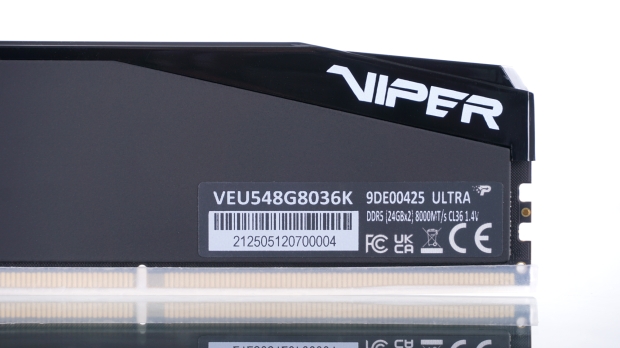 Patriot Viper Elite 5 Ultra DDR5-8000 UDIMM 48GB Dual-Channel Memory Kit Review 06