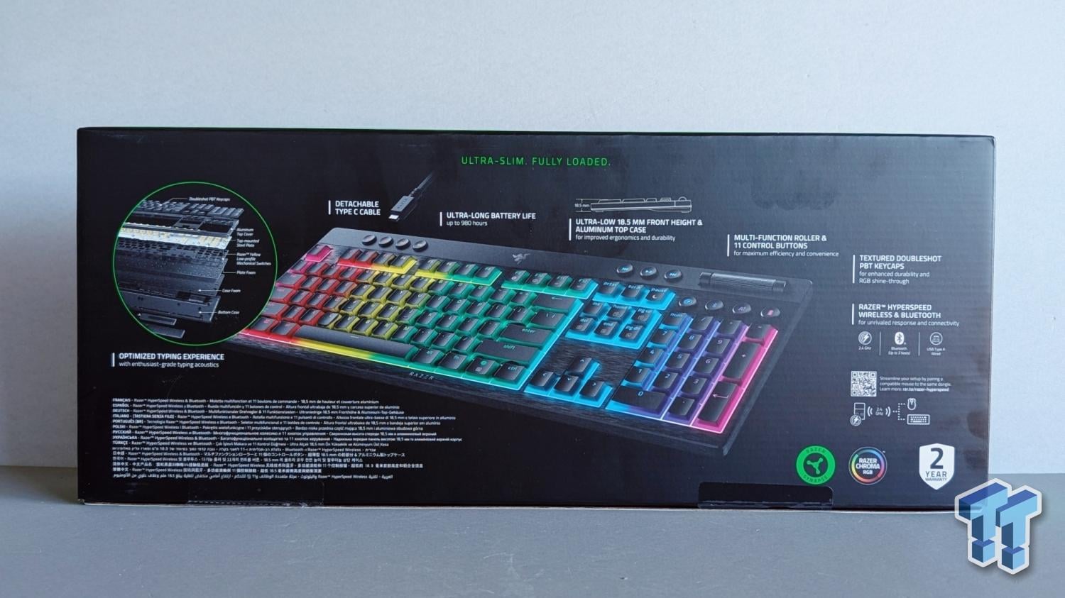 Razer BlackWidow V4 Low-Profile HyperSpeed Keyboard Review - A Thinner ...