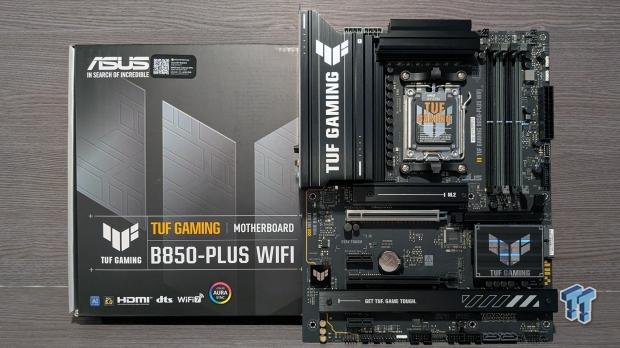 ASUS TUF Gaming B850-Plus WiFi Motherboard - A board with lots of expansion potential