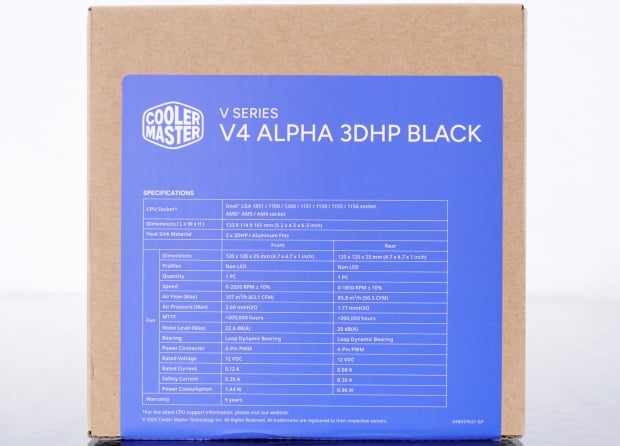 Cooler Master V4 Alpha 3DHP Black CPU Cooler Review 06