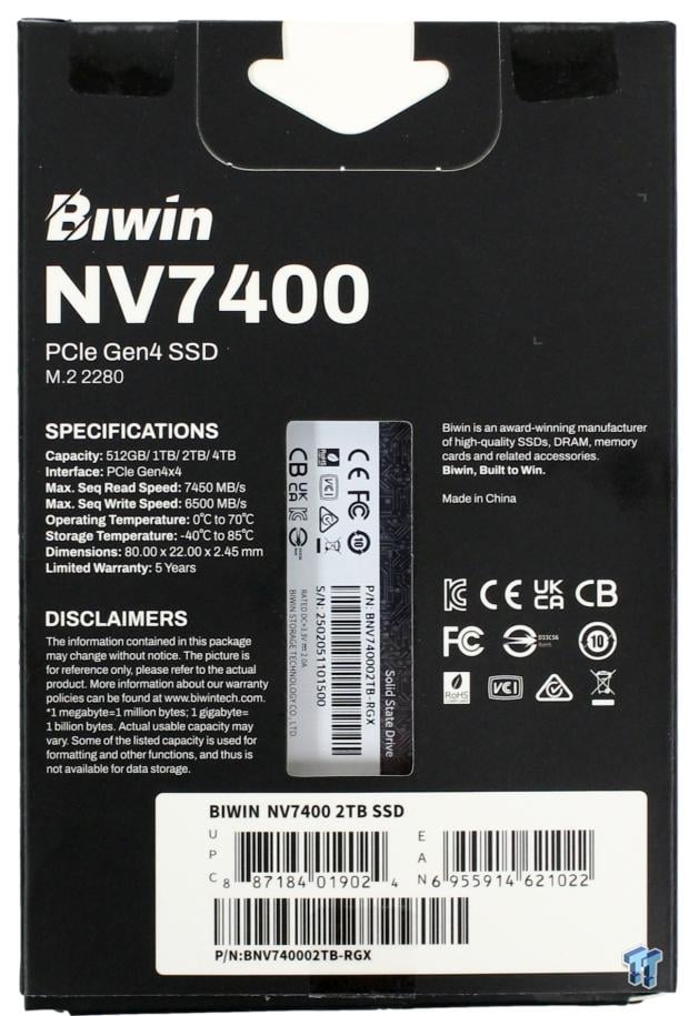 Biwin Black Opal NV7400 2TB SSD Review - Mainstream Value Champion 04