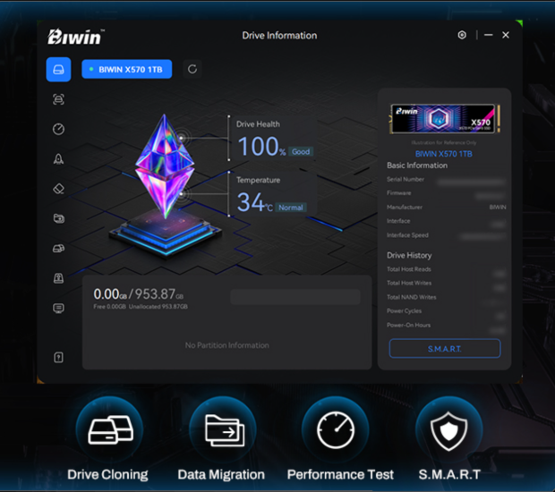 Biwin Black Opal X570 2TB SSD Review - First 8-Channel DRAMless 42