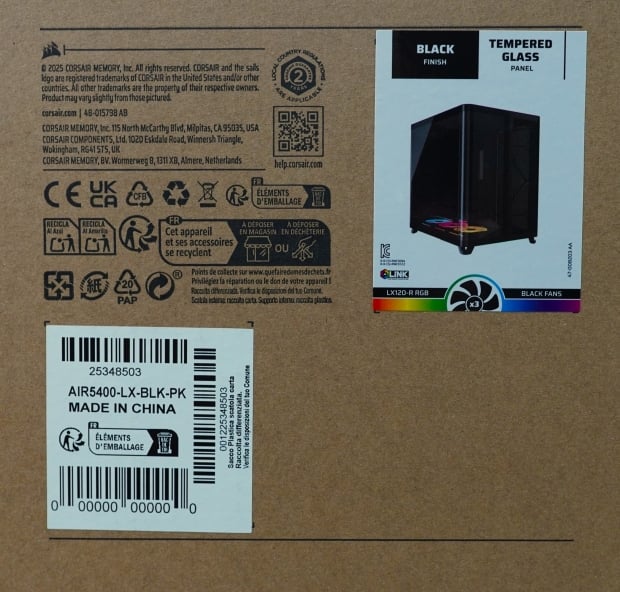 Corsair Air 5400 LX-R RGB iCUE LINK Mid-Tower Chassis Review 2