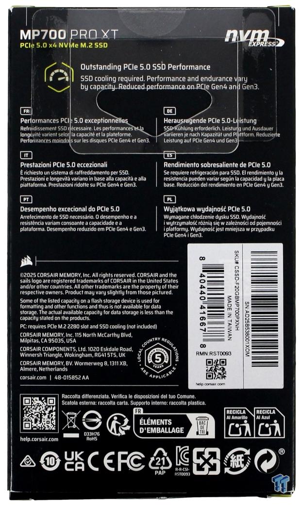 Corsair MP700 PRO XT 2TB SSD Review - World's Most Powerful 04