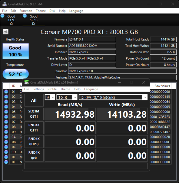 Corsair MP700 PRO XT 2TB SSD Review - World's Most Powerful 44