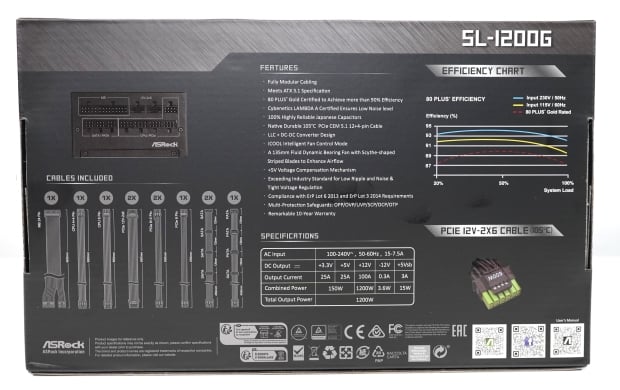 ASRock Steel Legend SL-1200G ATX 3.1 80 PLUS Gold PSU Review 3