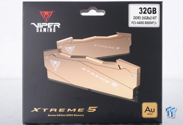Patriot Viper Xtreme 5 Aurum DDR5-8000 UDIMM 32GB Dual-Channel Memory Kit Review 02