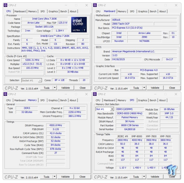 Patriot Viper Xtreme 5 Aurum DDR5-8000 UDIMM 32GB Dual-Channel Memory Kit Review 19