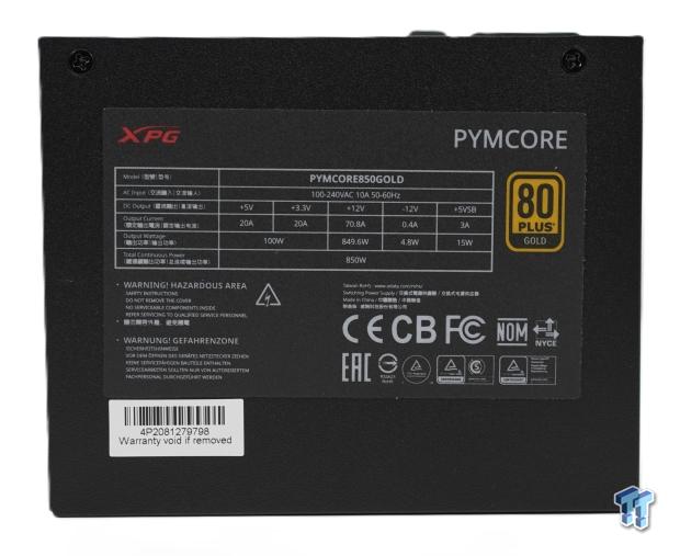 XPG Pymcore SFX 80 PLUS Gold 850w PSU Review 10