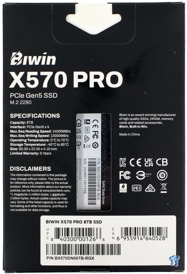 Biwin Black Opal X570 Pro 8TB SSD Review - Massive Capacity with Elite Performance 04