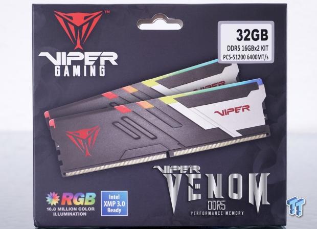 Patriot Viper Venom RGB DDR5-6400 UDIMM 32GB Dual-Channel Memory Kit Review 02