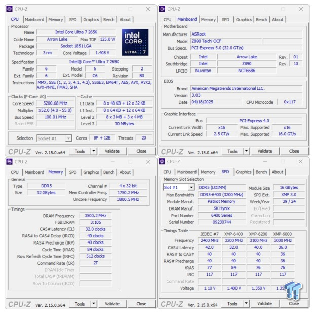 Patriot Viper Venom RGB DDR5-6400 UDIMM 32GB Dual-Channel Memory Kit Review 19
