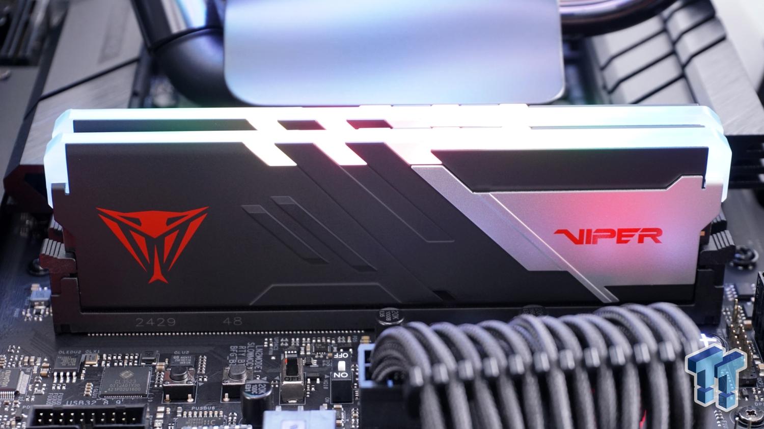 Patriot Viper Venom RGB DDR5-6400 UDIMM 32GB Dual-Channel Memory