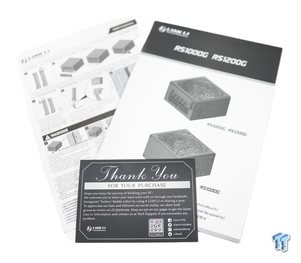 Lian Li RS1200G 80 PLUS Gold ATX 3.1 Power Supply Review 10