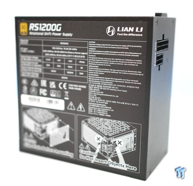 Lian Li RS1200G 80 PLUS Gold ATX 3.1 Power Supply Review 15