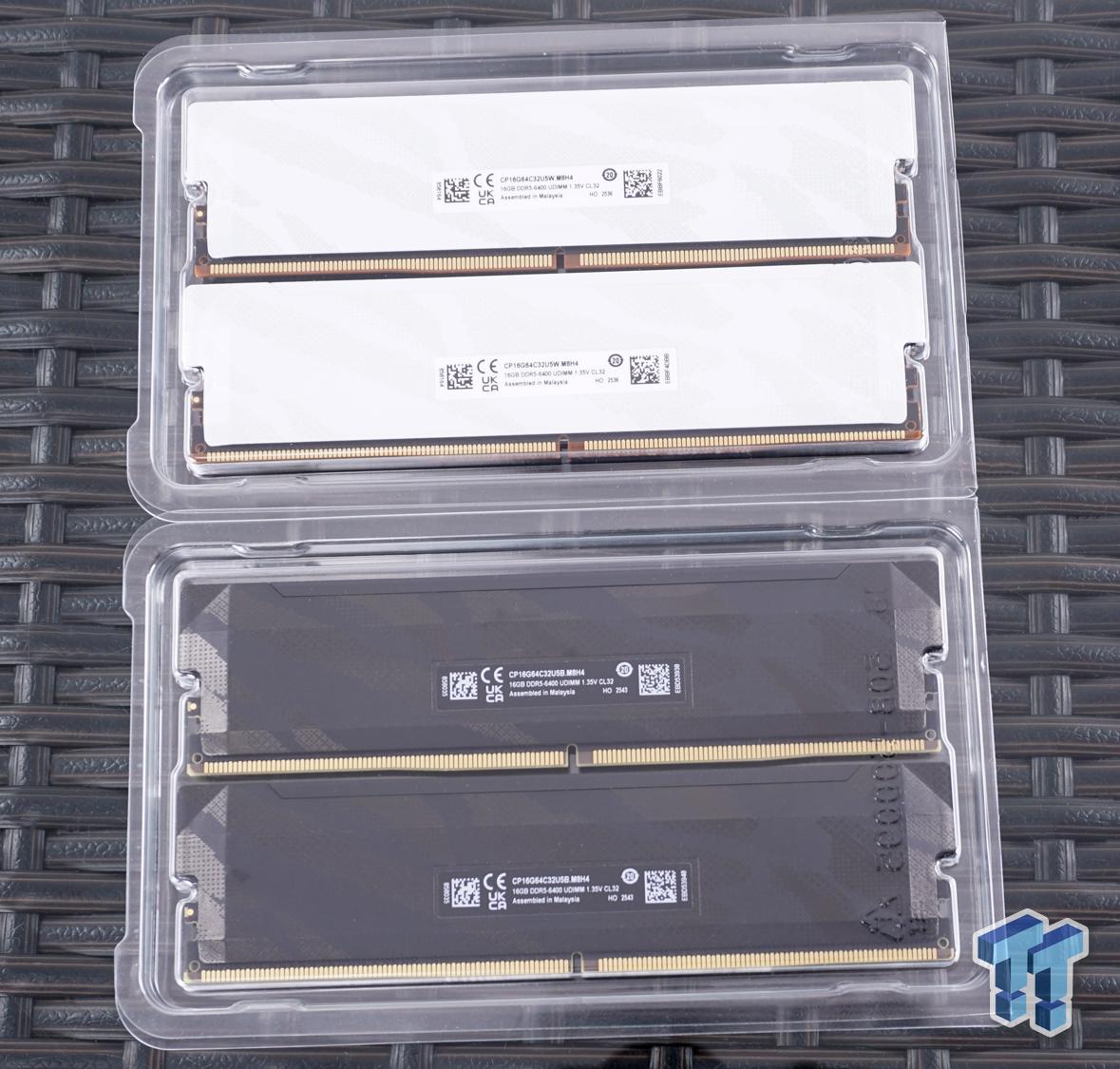 Crucial DDR5 Pro OC Memory DDR5-6400 16GB Dual-Channel Memory Kit Review