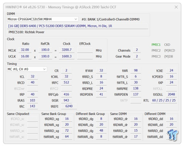Crucial DDR5 Pro OC Memory DDR5-6400 16GB Dual-Channel Memory Kit Review 10