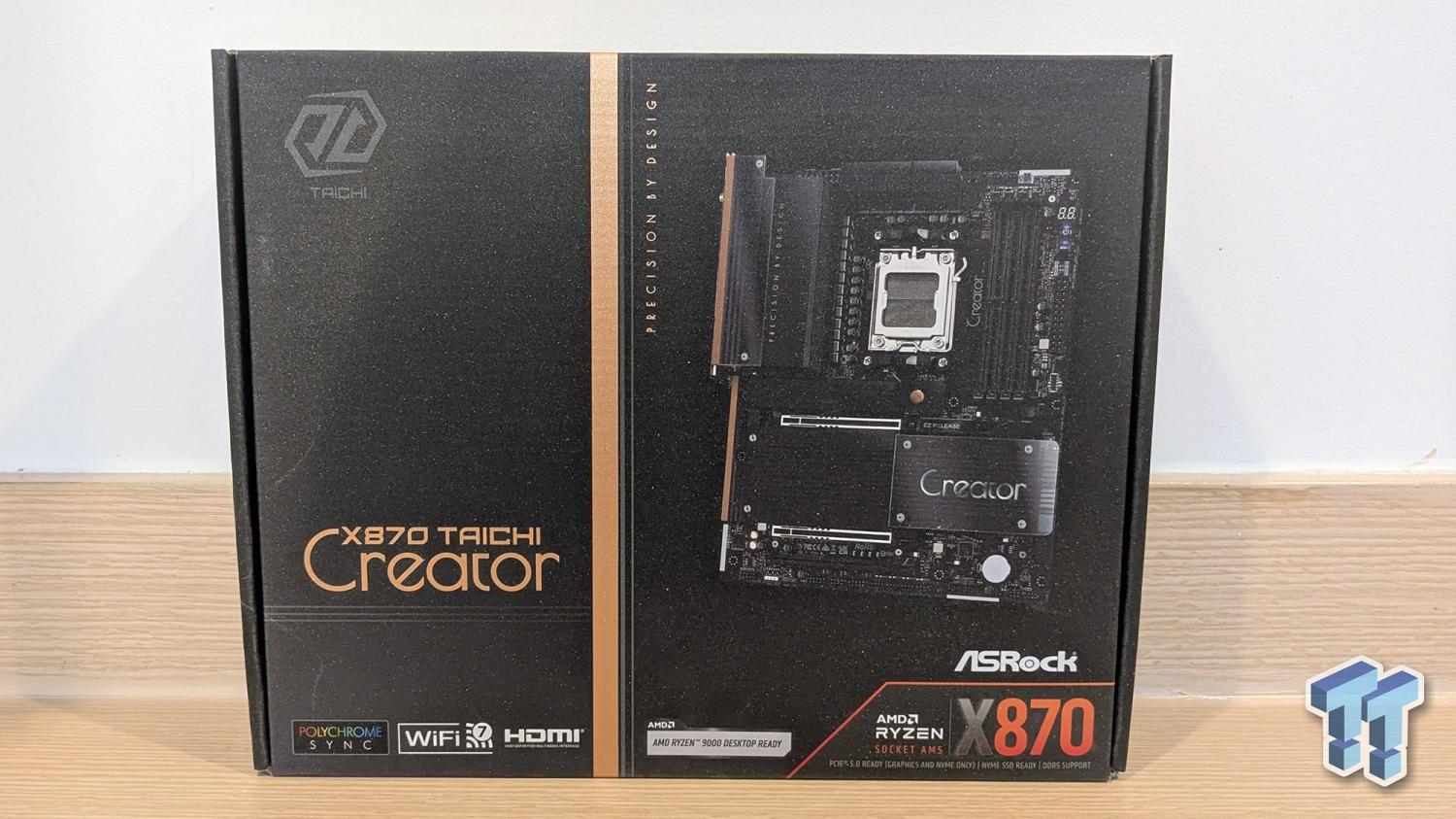 ASRock X870 Taichi Creator Motherboard Review - The creator's Taichi