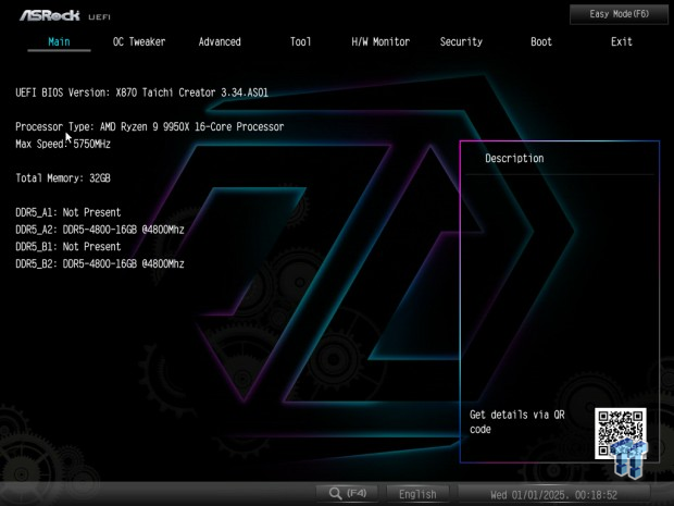 ASRock X870 Taichi Creator Motherboard Review - The creator's Taichi 12