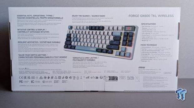 MSI FORGE GK600 TKL Wireless Gaming Keyboard Review - MSI's Best Pure Gaming Keyboard 2