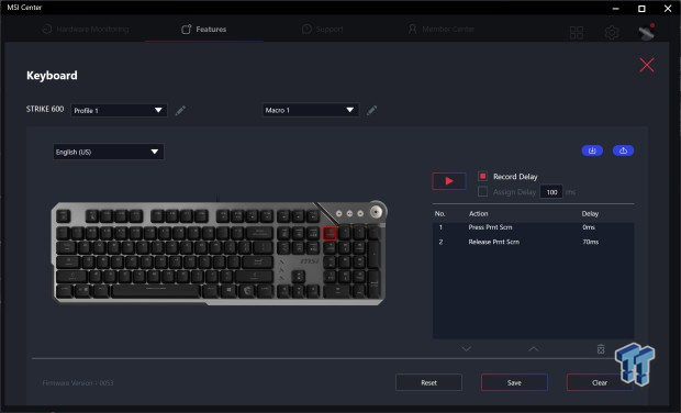 MSI Strike 600 Gaming Keyboard Review - The Sound of Silence 16