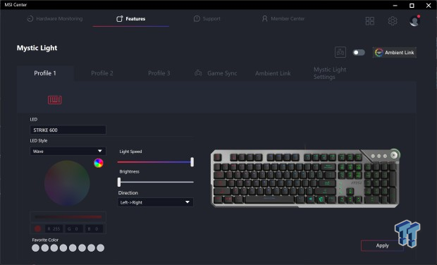 MSI Strike 600 Gaming Keyboard Review - The Sound of Silence 17