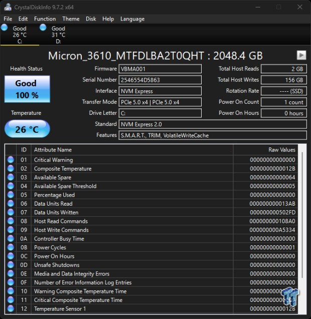 Micron 3610 2TB SSD Review - DRAMless QLC at 11,000 MB/s 02