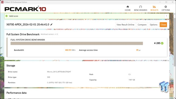 Micron 3610 2TB SSD Review - DRAMless QLC at 11,000 MB/s 35
