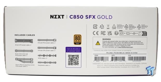 NZXT C850 SFX Gold ATX 3.1 Power Supply Review 3