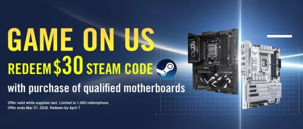 ASUS launches limited-time deals, bundles, and bonus Steam codes on refreshed motherboards 16