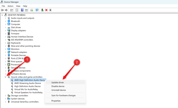 How to fix the No Audio Device Is Installed problem on Windows 11 02