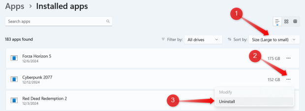 How to see what's using up storage space on your C: Drive 02