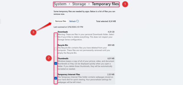 How to see what's using up storage space on your C: Drive 05