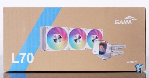 SAMA L70 360mm ARGB AIO Liquid CPU Cooler Review 02