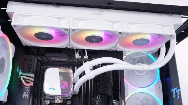 SAMA L70 360mm ARGB AIO Liquid CPU Cooler Review 23